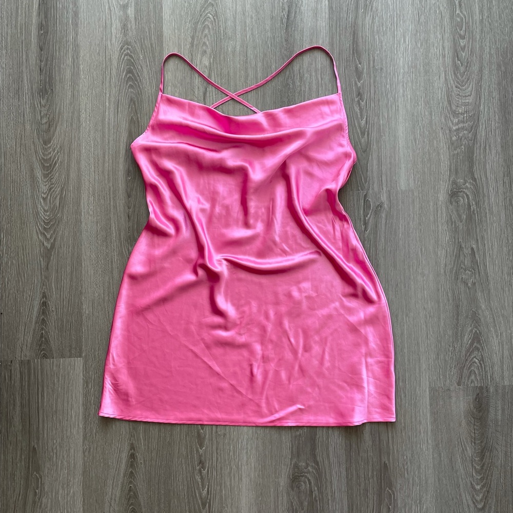 Plink silky mini dress
